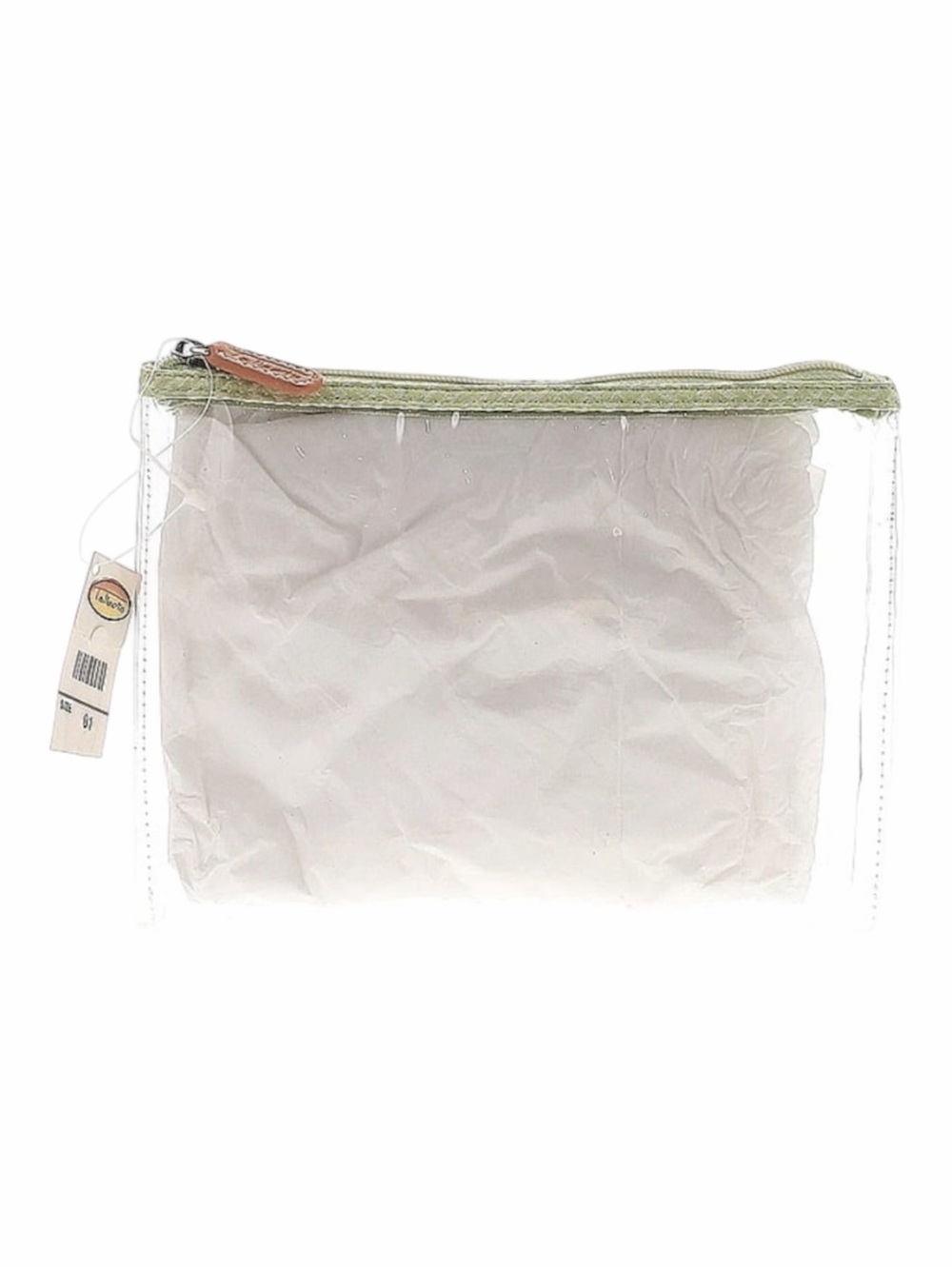 Talbots Clear Zippered Travel Pouch | Cosmetic Bag | Stadium Approved Style